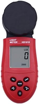 Dijital Lux metre HS1010 el ışık ölçer dijital elektrik Illuminometer ev ofis için fotometre test cihazı ışık ölçü aracı Higrometre
